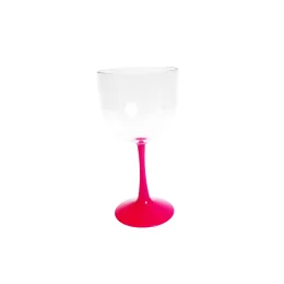 Taça de Gin com Haste Rosa 550ml LT-465