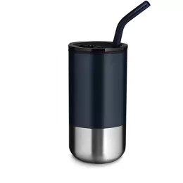Copo Inox com Canudo 500ml 14997