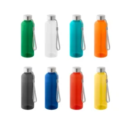 Squeeze em rPET 100% Reciclado e Tampa em Aço Inox 580 mL SP94326